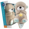 Baby Soothing Otter Plush Toy with Breathing and Music, Sleep Companion for Kids, Sound and Light Doll Gift - Image 4
