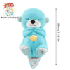 Baby Soothing Otter Plush Toy with Breathing and Music, Sleep Companion for Kids, Sound and Light Doll Gift - Image 8