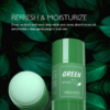 Green Tea Clay Stick(2Pcs): Blackhead Remover for Face, Green Clay Mask for Deep Pore Cleansing, Moisturizing, and Brightening for Men and Women - Image 2