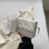 Small Quilted Leather Shoulder Handbag for Women - Image 7